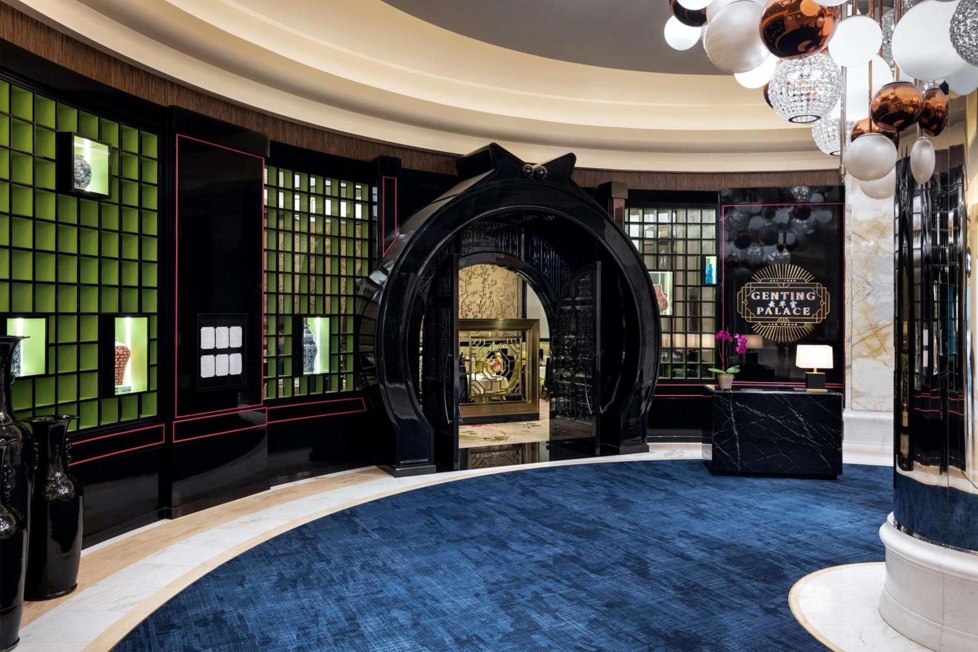Conrad Las Vegas At Resorts World Eksteriør bilde The entrance to the hotel