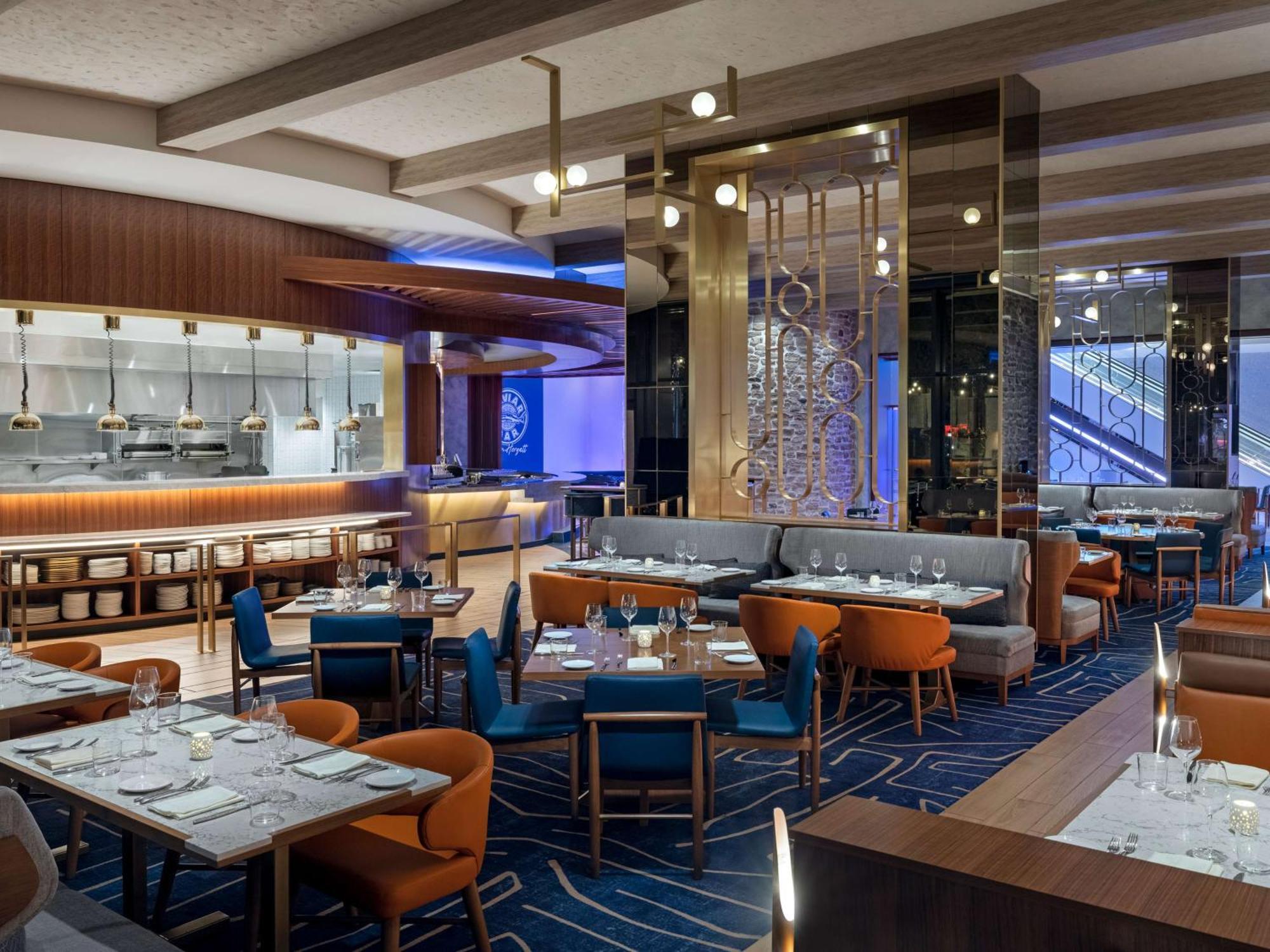 Conrad Las Vegas At Resorts World Eksteriør bilde The interior of the restaurant