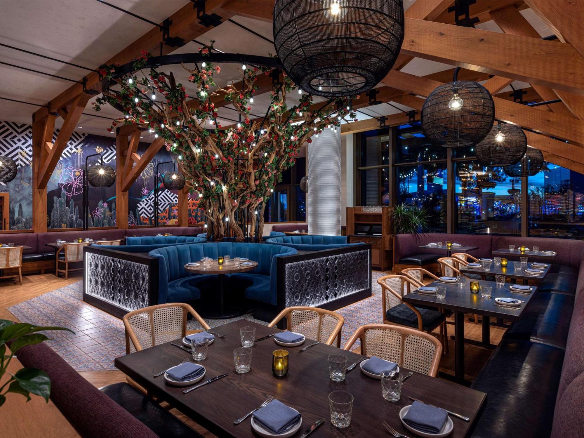 Conrad Las Vegas At Resorts World Eksteriør bilde The interior of the restaurant