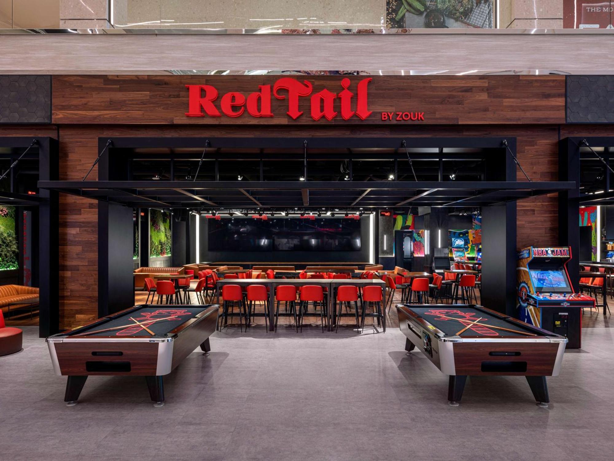 Conrad Las Vegas At Resorts World Eksteriør bilde Red Tail Arcade